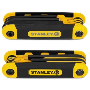 Image for Stanley Folding Metric and SAE Hex Keys, Package Of 2 from HD Supply