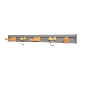 Rubbermaid Commercial Closet Tool Holder Organizer, 34 In, Gray