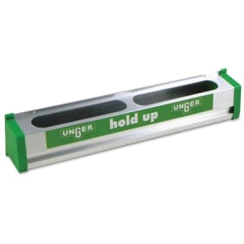 Image for Unger Hold Up Aluminum Tool Rack, 18", Aluminum/green from HD Supply