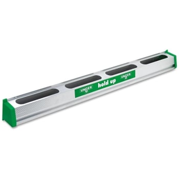 Image for Unger Hold Up Aluminum Tool Rack, 36", Aluminum/green from HD Supply