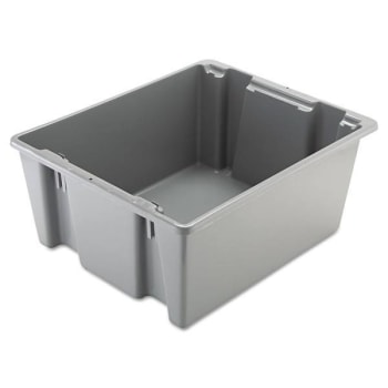 Image for Rubbermaid Commercial Stack And Nest 2 Cu. Ft. Palletote Box (Gray) from HD Supply