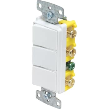 Image for Hubbell-PRO 15 Amp 2-Position/3-Way Combination Switch (White) from HD Supply