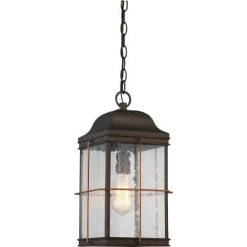 Satco® Nuvo Howell 8.75 x 17.12 in. 1-Light Outdoor Lantern (Bronze)
