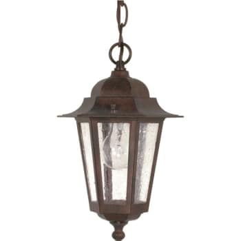 Image for Satco® Nuvo Cornerstone 7 x 12.63 in. 1-Light Outdoor Lantern (Old Bronze) from HD Supply