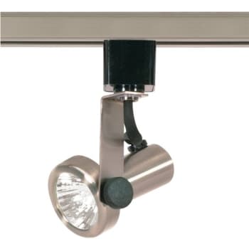 Image for Satco® Nuvo Brushed Nickel One-Light Mr16 120v Gimbal Ring Track Head from HD Supply