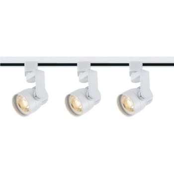 Image for Satco® Nuvo White 3000k 12 W Led 36 Degree Round Track Lighting Kit, Angle Arm from HD Supply