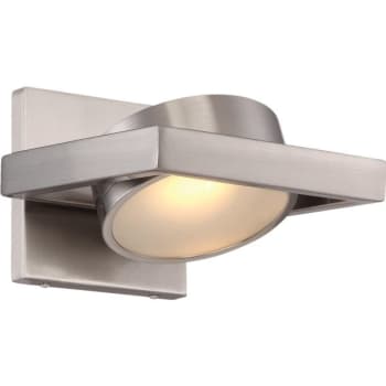 Image for Satco® Hawk 6.5 in. 1-Light LED Wall Sconce (Brushed Nickel) from HD Supply