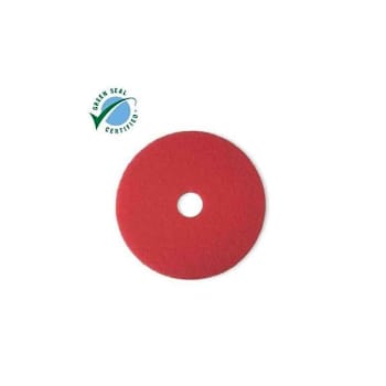 Image for 3M Scotch-Brite Red Buffing Pad 5100 10” Case Of 5 from HD Supply