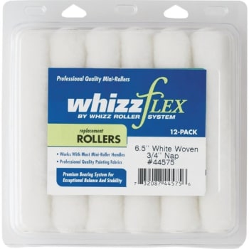 Image for Whizz 44575 6-1/2" White Whizzflex Woven 3/4" Nap Mini Roller, Package Of 12 from HD Supply