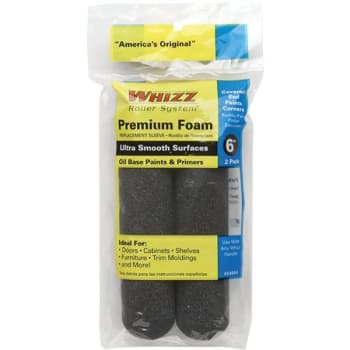 Image for Whizz 54064 6" Black Concave Foam Mini Roller, Package Of 20 from HD Supply