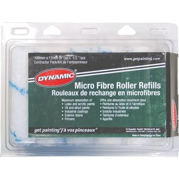 Image for Dynamic HM005706 100mm x 13mm 4" x 1/2" Mini Micro Fiber Refill, Package Of 10 from HD Supply