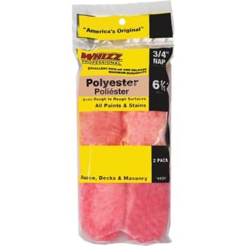 Image for Whizz 44231 6-1/2" Pink Polyester 3/4" Nap Mini Roller, Package Of 20 from HD Supply