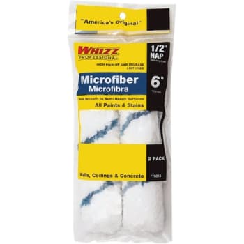 Image for Whizz 6" Xtrasorb Microfiber Blue Stripe Mini Roller, 1/2" Nap, Package Of 20 from HD Supply