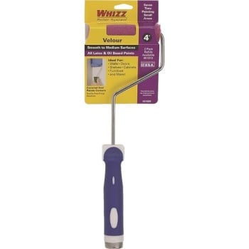 Image for Whizz 51600 4" Purple Velour 3/16" Nap Mini Roller W/ 13" Handle, Package Of 10 from HD Supply