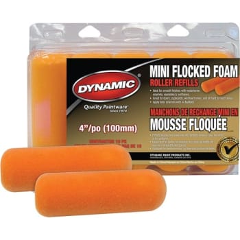 Image for Dynamic Hm005502 100mm 4" Mini Flocked Foam Refill, Package Of 20 from HD Supply
