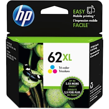 HP 62xl Original Inkjet Cartridge 415 Page Yield Cyan/Magenta/Yellow
