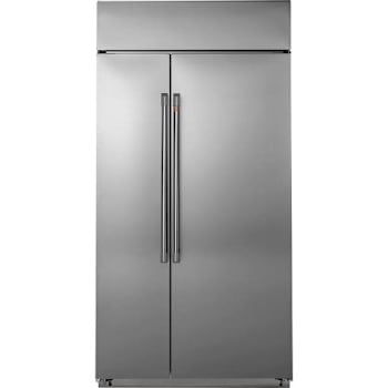Image for Café 29.5 Cu. Ft. Side-By-Side SmartHQ Refrigerator With Ice Maker, Stainless Steel from HD Supply