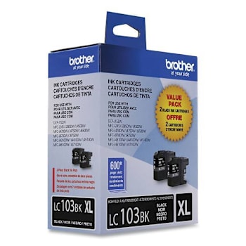Image for Brother Innobella High Yield Ink 600 Page-Yield Black Package Of 2 from HD Supply
