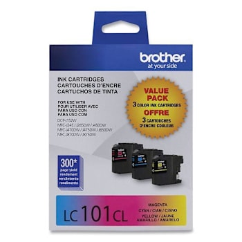 Image for Brother Innobella Ink 300 Page-Yield Cyan/Magenta/Yellow Package Of 3 from HD Supply