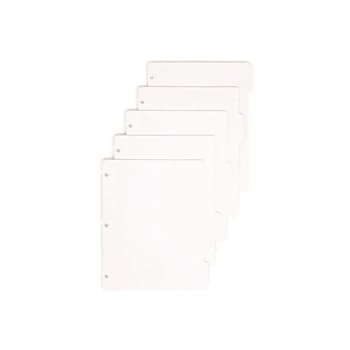 Image for Smead Three-Ring Binder Index Divider 5-Tab 11x8.5 White Package Of 20 from HD Supply