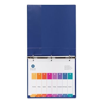Image for Avery Customizable Index Multicolor Divider Uncollated 8-Tab White Package Of 24 from HD Supply