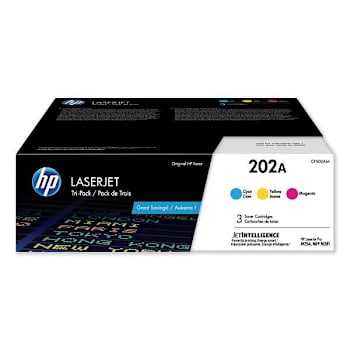 Image for HP 202a, (Cf500a-M) 3-Pack Cyan/Magenta/Yellow Original Laserjet Toner Cartridges from HD Supply