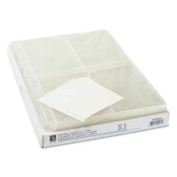 C-Line Clear Photo Page-Eight 3.5x5 Photos 3-Hole Punch 11.25x8.13 Package Of 50