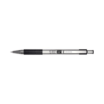 Image for Zebra Ballpoint Pen Retract Fine 0.7 Mm Black Ink Ss/Black Barrel Package Of 2 from HD Supply