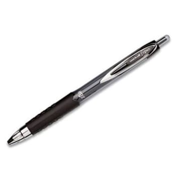 Image for Uni-Ball Signo Gel Pen Retract M .7 Mm Black Ink Smoke/Black Barrel Package Of 4 from HD Supply