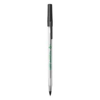 Image for Bic Ecolutions Ballpoint Pen Stick M 1 Mm Black Ink Clear Barrel Package Of 50 from HD Supply