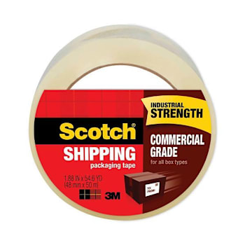 Image for Scotch Commercial Grade Packaging Tape Pistol-Grip Dispenser Clear Case Of 36 from HD Supply