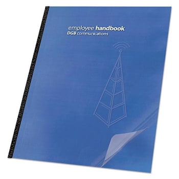 Gbc Clear View Presentation Covers For Binding Systems Clear 11.25x8.75 Unpunched Package Of 100