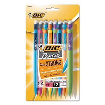 Image for Bic Xtra-Strong Mechanical Pencil .9 Mm Hb #2 Asst Barrel Colors Package Of 24 from HD Supply