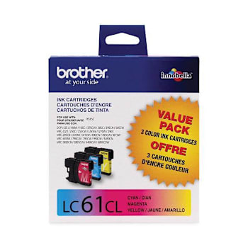 Brother Innobella Ink 325 Page-Yield Cyan/Magenta/Yellow Package Of 3