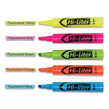 Image for Avery Hi-Liter Highlighters Assorted Ink/Barrel Colors Chisel Tip Package Of 12 from HD Supply