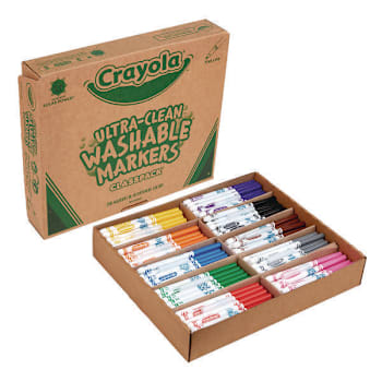 Image for Crayola Ultra-Clean Washable Marker 10 Assorted Colors Package Of 200 from HD Supply