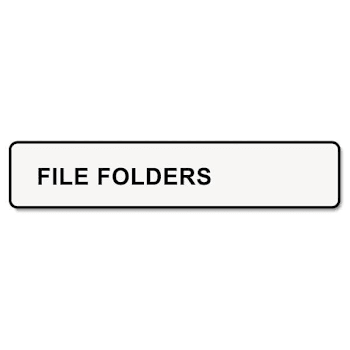Image for DYMO Labelwriter 1-Up File Folder Labels 0.56"X3.43" White 130 Labels Package Of 2 from HD Supply