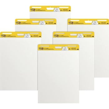 Post-It Supersticky Easel Pad 25"X30" 30 Sheets Case Of 6