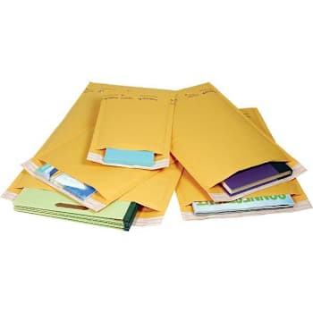 Sealed Air Jiffylite #2 Bubble Mailer 8.5"X12" Peel & Seal Kraft Case Of 100