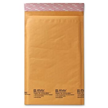 Image for Sealed Air Jiffylite #0 Bubble Mailer 6"X10" Peel & Seal Kraft Case Of 25 from HD Supply
