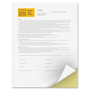 Xerox Premium Digital 2-Part Carbonless Paper 8.5"X11" White/Canary Case Of 2500
