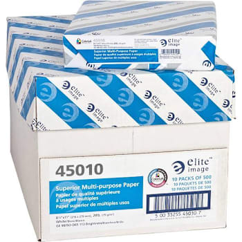 Image for Elite Image Superior Copy Paper 8.5"X11" 20 Lb Basis Weight Case Of 10 from HD Supply