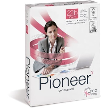 Image for Pioneer Premium Copy Paper 8.5"X11" 22 Lb Basis Weight Case Of 10 from HD Supply