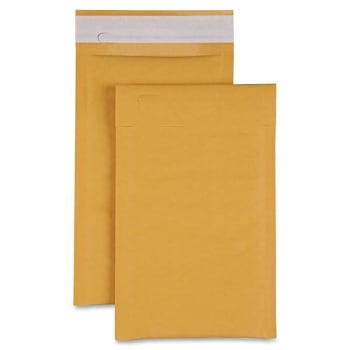 Sparco #0 Bubble Mailer 6"X10" Peel & Seal Kraft Case Of 200