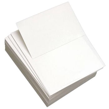Image for Domtar Lettermark Paper 8.5"X11" Perforation At 5.5" 20lb Basis Weight Case Of 5 from HD Supply
