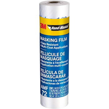 3m™ Hand-Masker™ Advanced Masking Film, 48 In X 180 Ft X .35 Mil, Case Of 12