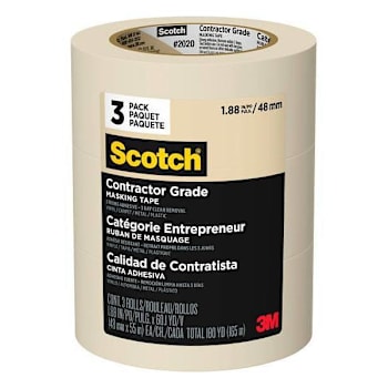 Image for 3m™ Scotch® Contractor Grade Masking Tape, 1.88 In X 60.1 Yd, Case Of 4 from HD Supply