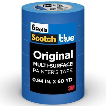 3m™ Scotchblue™ Original Painter'S Tape, 0.94 In X 60 Yd, Case Of 4