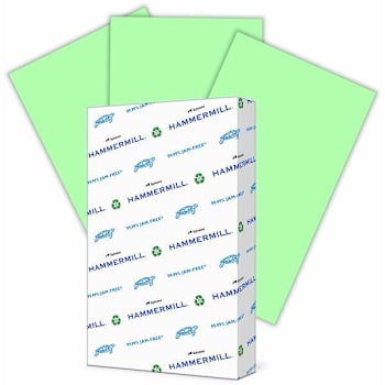 Hammermill Colors Copy Paper 8.5"X11" 20 Lb Basis Weight Green Package Of 500