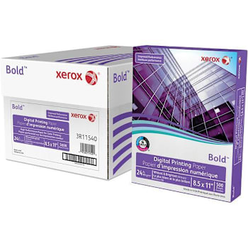 Image for Xerox Bold Digital Printing Paper 8.5"X11" 24 Lb Basis Weight Package Of 500 from HD Supply